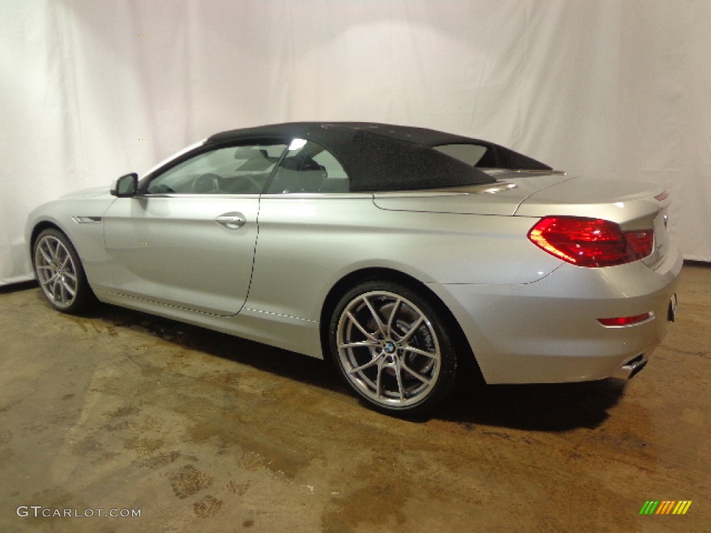 Titanium Silver Metallic 2013 BMW 6 Series 650i Convertible Exterior Photo #90260466