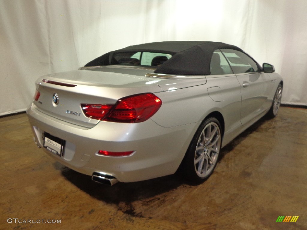 2013 6 Series 650i Convertible - Titanium Silver Metallic / Black photo #7