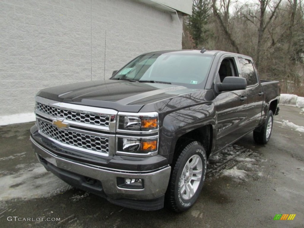 2014 Silverado 1500 LT Crew Cab 4x4 - Tungsten Metallic / Jet Black photo #10