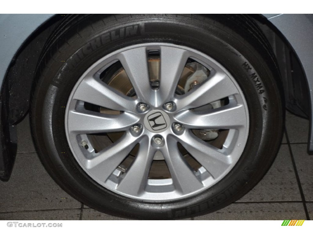 2011 Accord EX-L V6 Sedan - Celestial Blue Metallic / Black photo #3