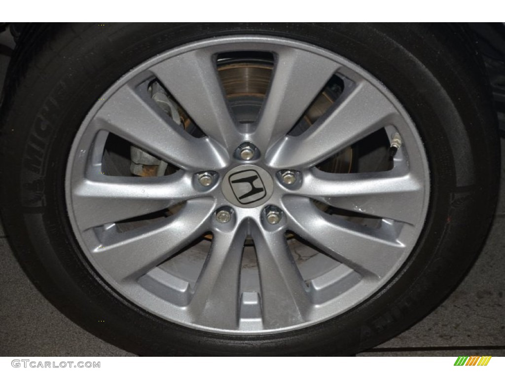 2011 Accord EX-L V6 Sedan - Celestial Blue Metallic / Black photo #4