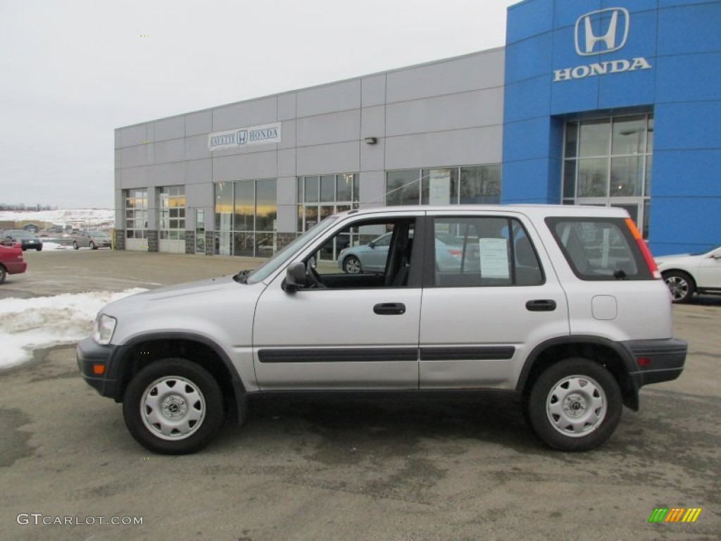 2000 CR-V LX 4WD - Sebring Silver Metallic / Dark Gray photo #2