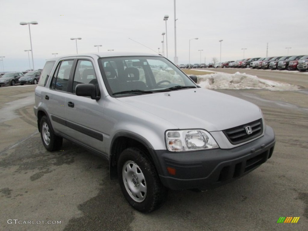2000 CR-V LX 4WD - Sebring Silver Metallic / Dark Gray photo #5