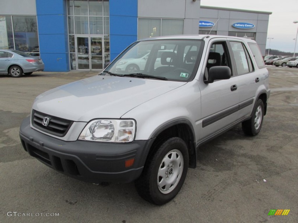 2000 CR-V LX 4WD - Sebring Silver Metallic / Dark Gray photo #18