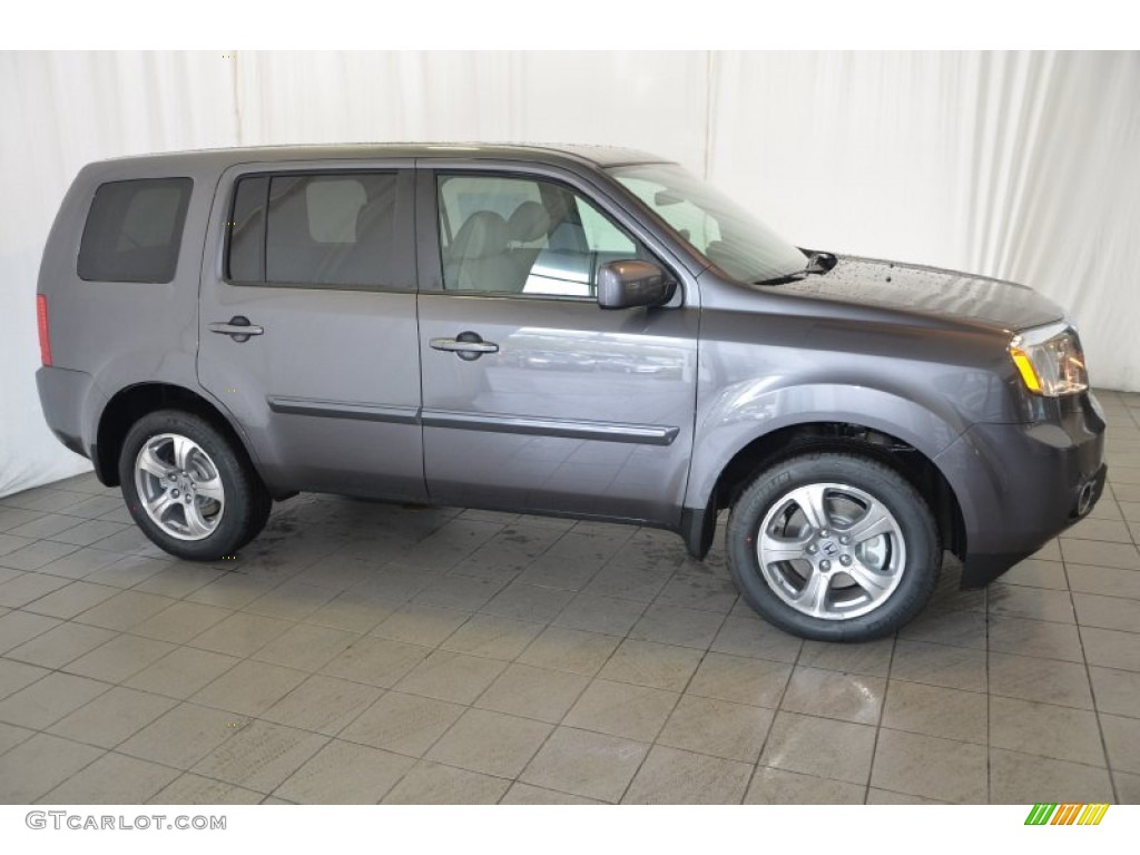 2014 Pilot EX - Modern Steel Metallic / Gray photo #5