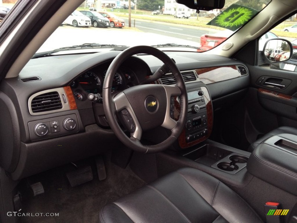 Ebony Interior 2013 Chevrolet Tahoe LT 4x4 Photo #90265206