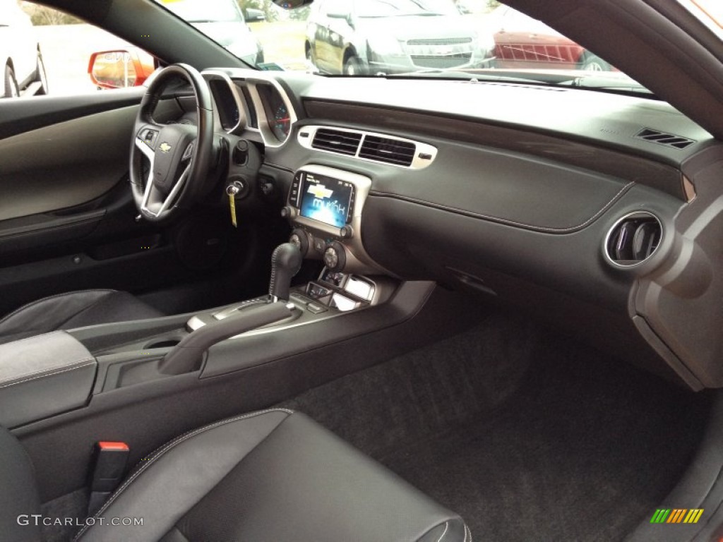 2013 Camaro LT/RS Coupe - Inferno Orange Metallic / Black photo #10