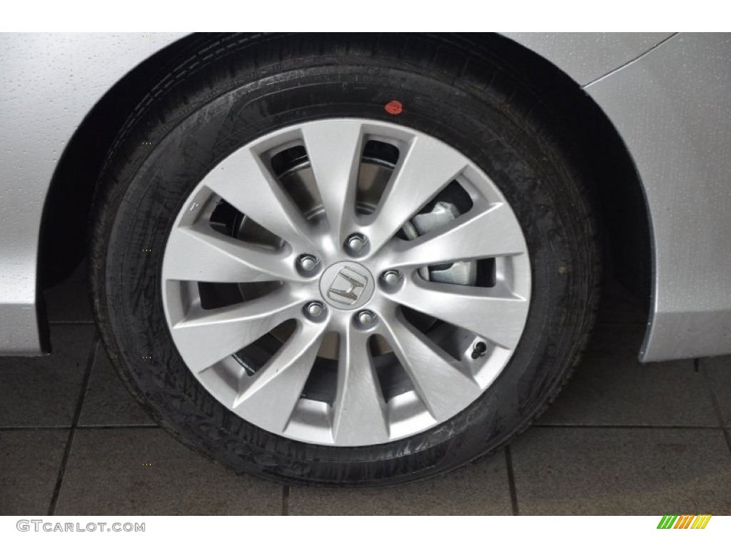 2014 Accord EX-L Sedan - Alabaster Silver Metallic / Black photo #3