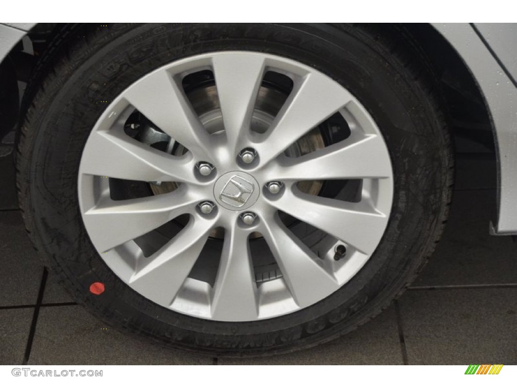 2014 Accord EX-L Sedan - Alabaster Silver Metallic / Black photo #4