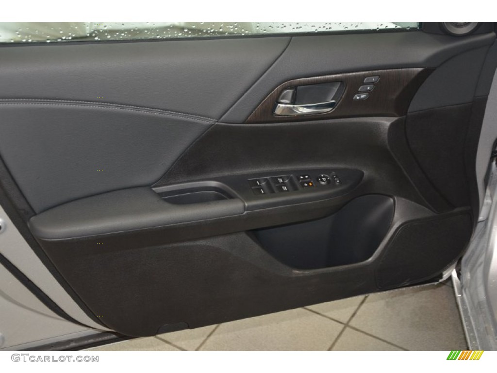 2014 Accord EX-L Sedan - Alabaster Silver Metallic / Black photo #10