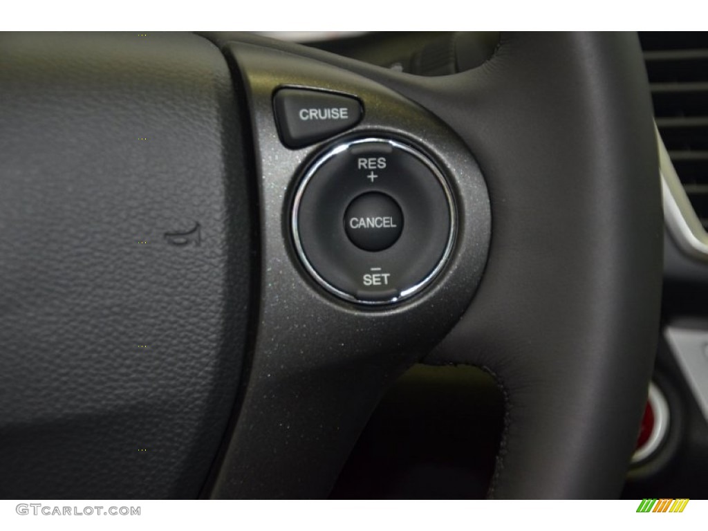 2014 Accord EX-L Sedan - Alabaster Silver Metallic / Black photo #25