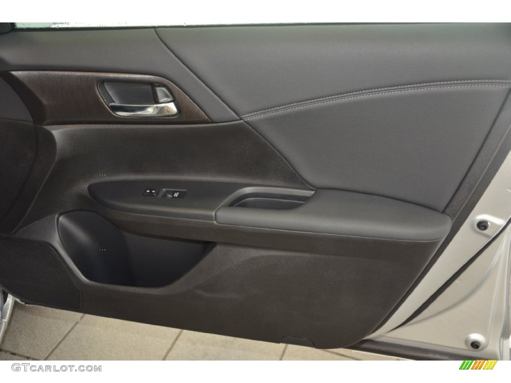 2014 Accord EX-L Sedan - Alabaster Silver Metallic / Black photo #34
