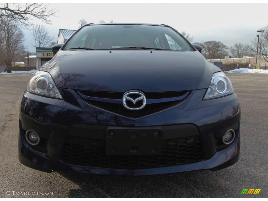 2009 MAZDA5 Grand Touring - Stormy Blue Mica / Sand photo #2
