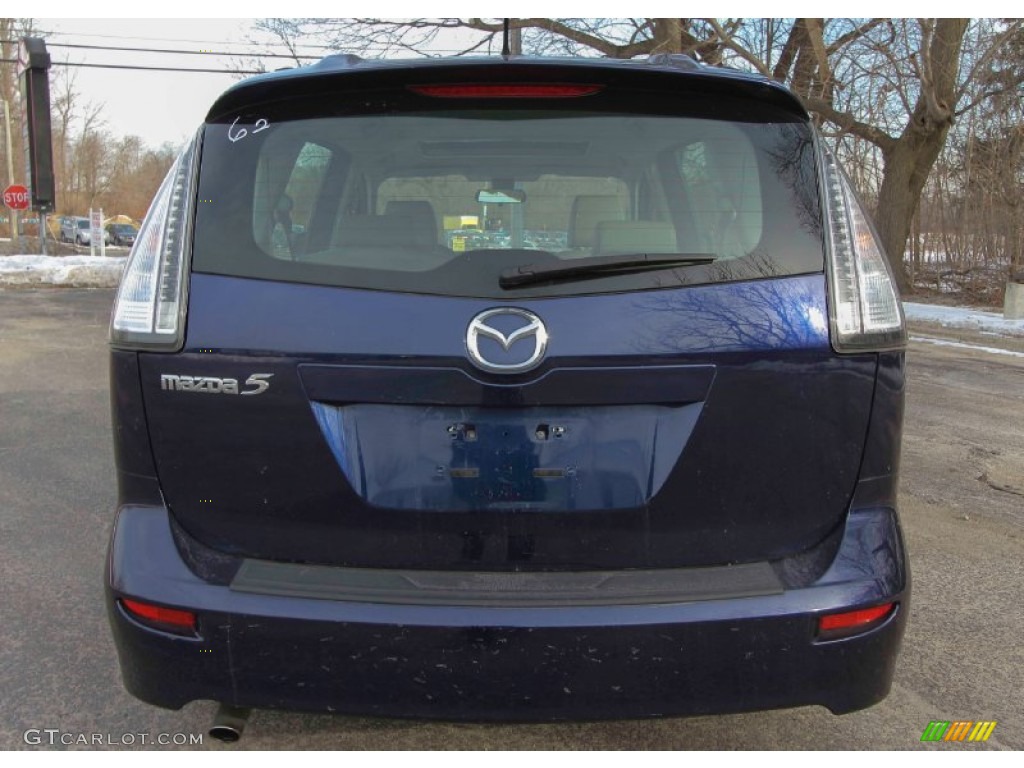 2009 MAZDA5 Grand Touring - Stormy Blue Mica / Sand photo #5
