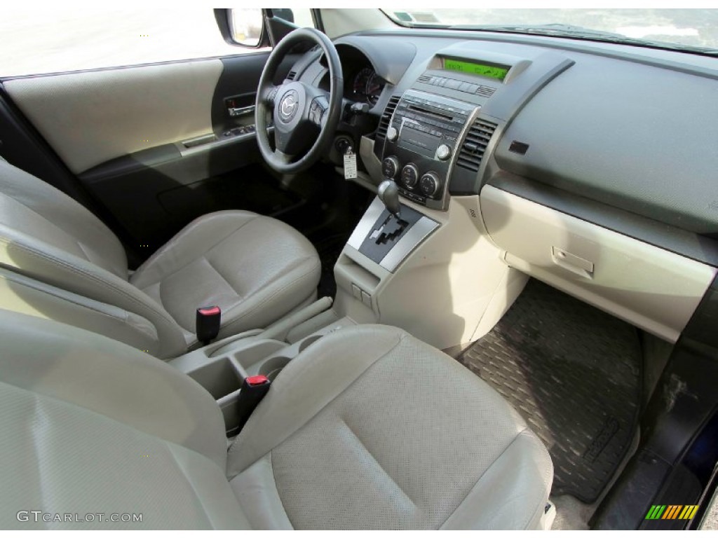2009 MAZDA5 Grand Touring - Stormy Blue Mica / Sand photo #15
