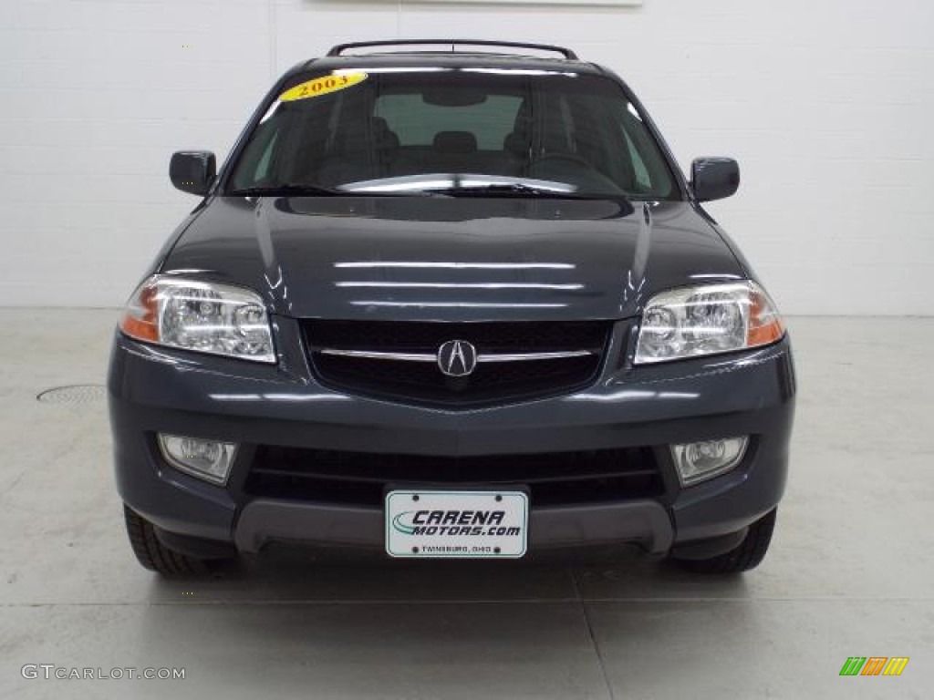 2003 MDX Touring - Midnight Blue Pearl / Quartz photo #8