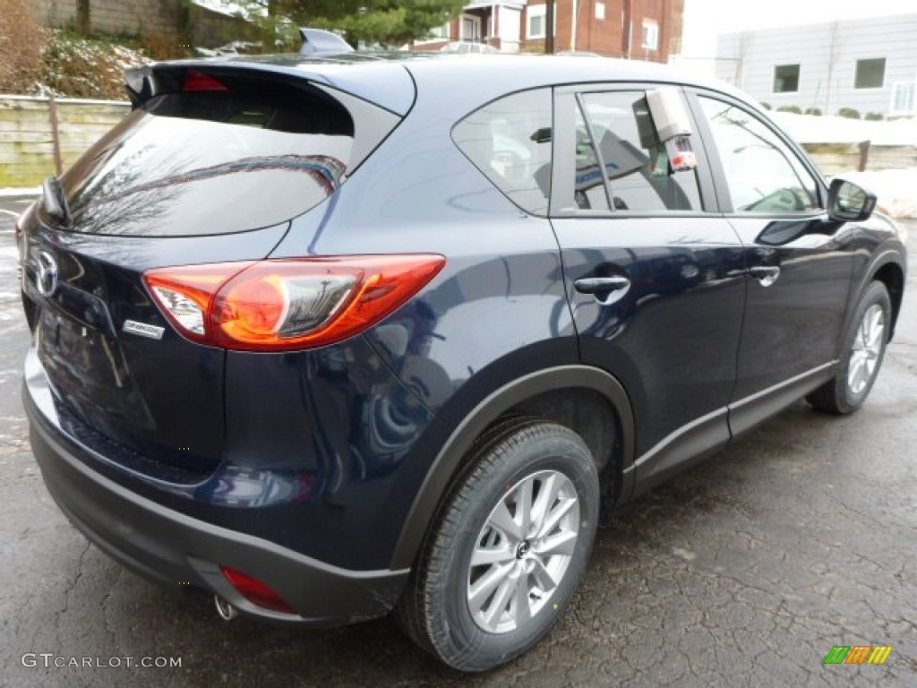 2014 CX-5 Touring AWD - Stormy Blue Mica / Sand photo #5