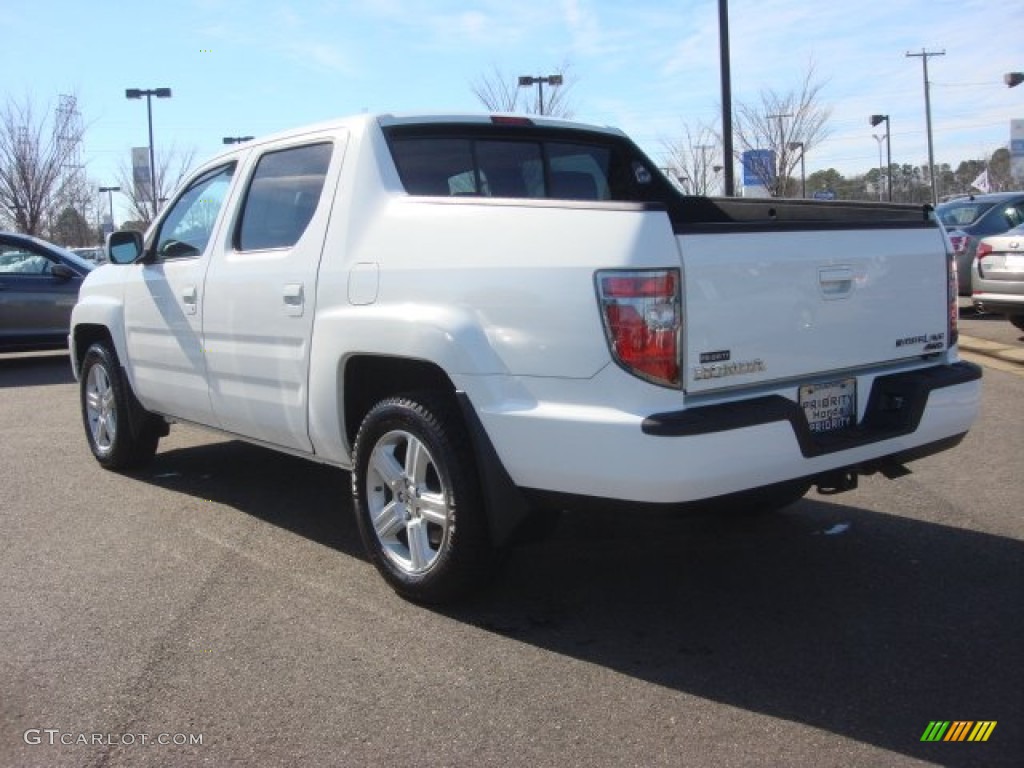 2012 Ridgeline RTL - White / Gray photo #4