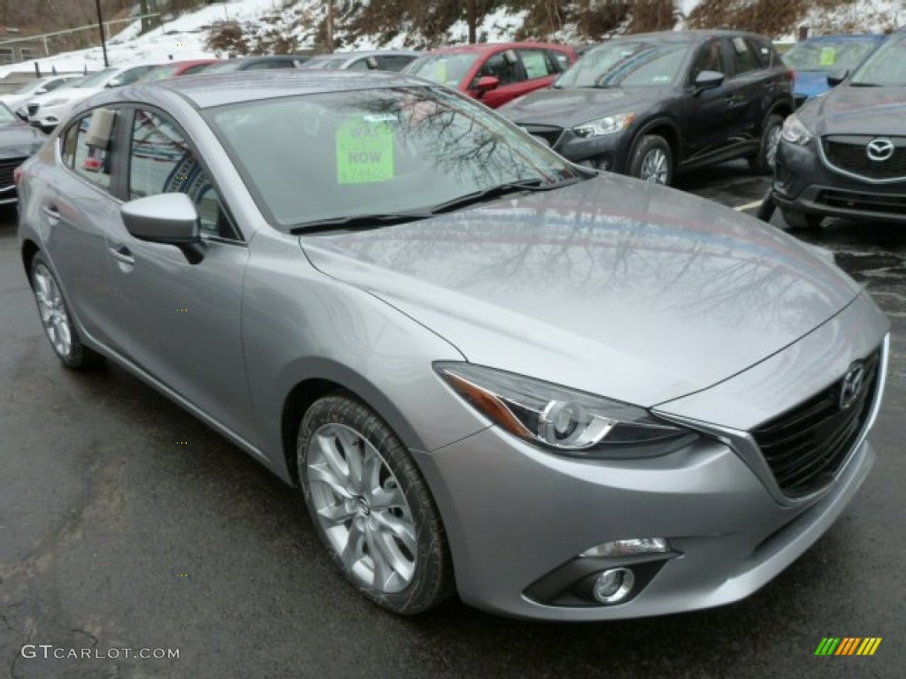 Liquid Silver Metallic 2014 Mazda MAZDA3 s Touring 4 Door Exterior Photo #90272477