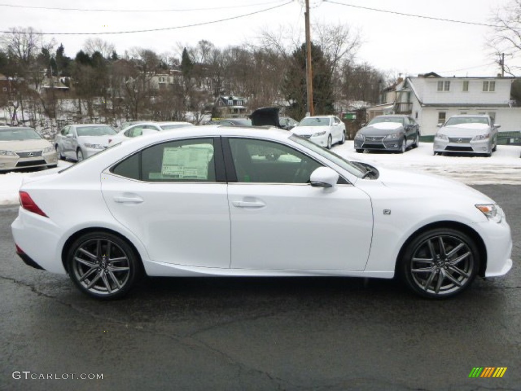 2014 IS 350 F Sport AWD - Ultra White / Black photo #5