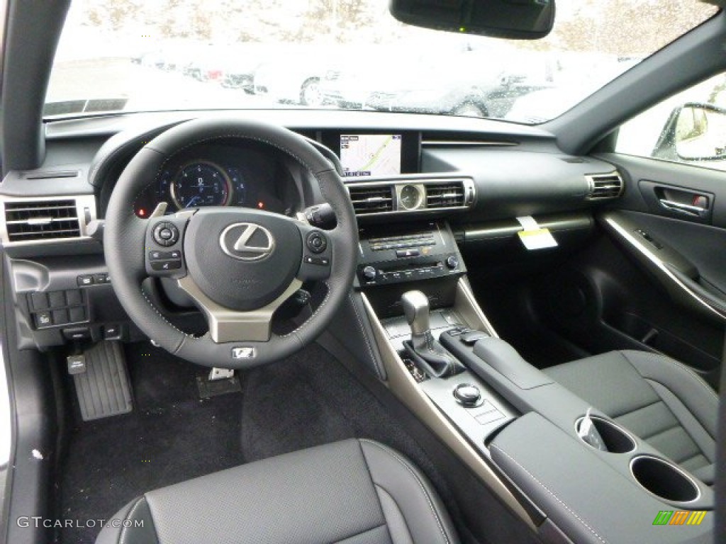 Black Interior 2014 Lexus IS 350 F Sport AWD Photo #90272963