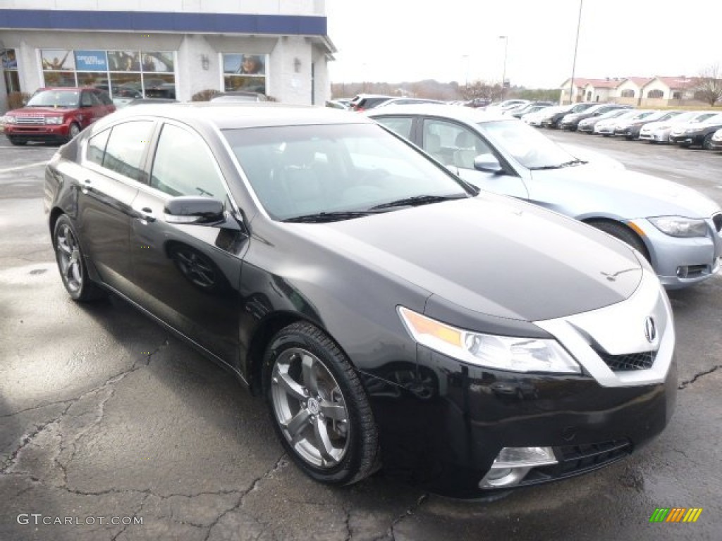 2011 TL 3.7 SH-AWD Technology - Crystal Black Pearl / Ebony Black photo #1