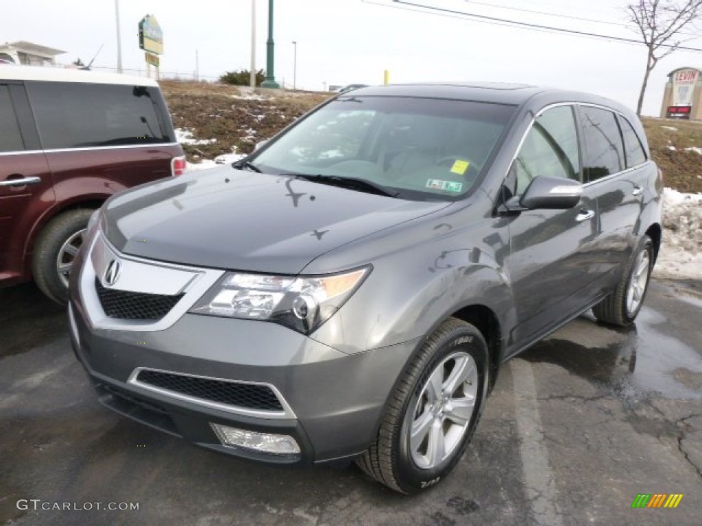 Polished Metal Metallic 2011 Acura MDX Technology Exterior Photo #90273299