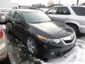 2010 Crystal Black Pearl Acura TSX Sedan  photo #1