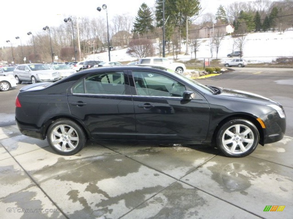 2011 Milan V6 Premier - Tuxedo Black Metallic / Dark Charcoal photo #6