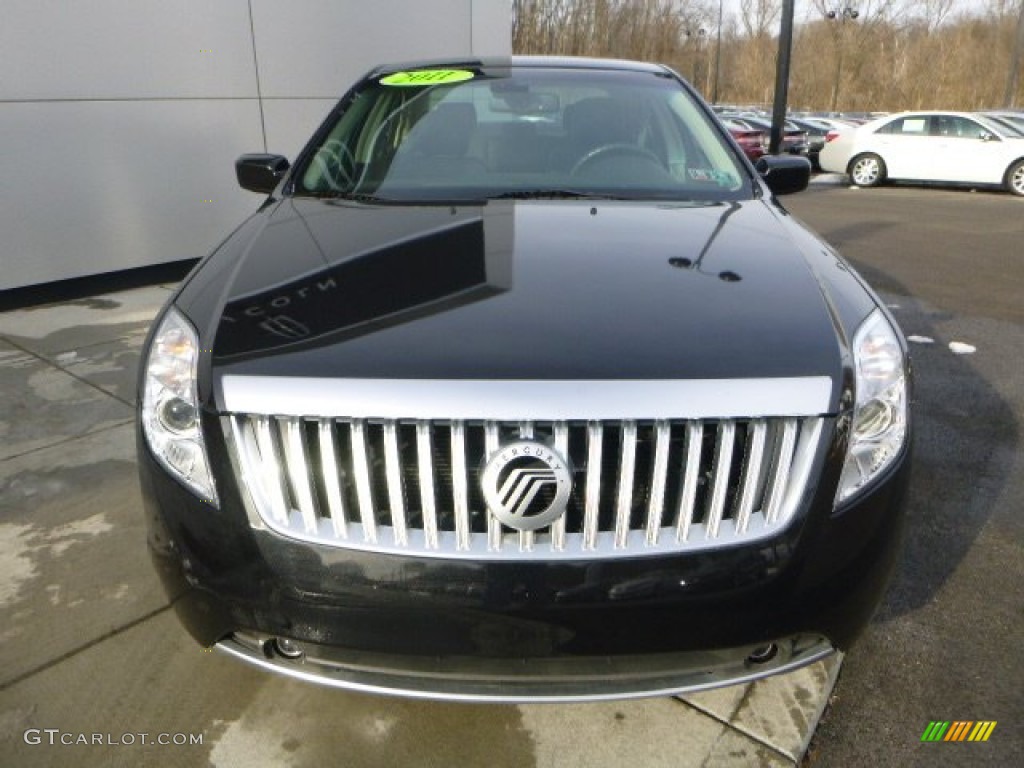 2011 Milan V6 Premier - Tuxedo Black Metallic / Dark Charcoal photo #8