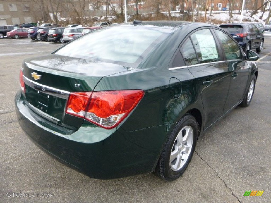 2014 Cruze LT - Rainforest Green Metallic / Jet Black photo #3