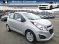 2014 Silver Ice Chevrolet Spark LS  photo #1