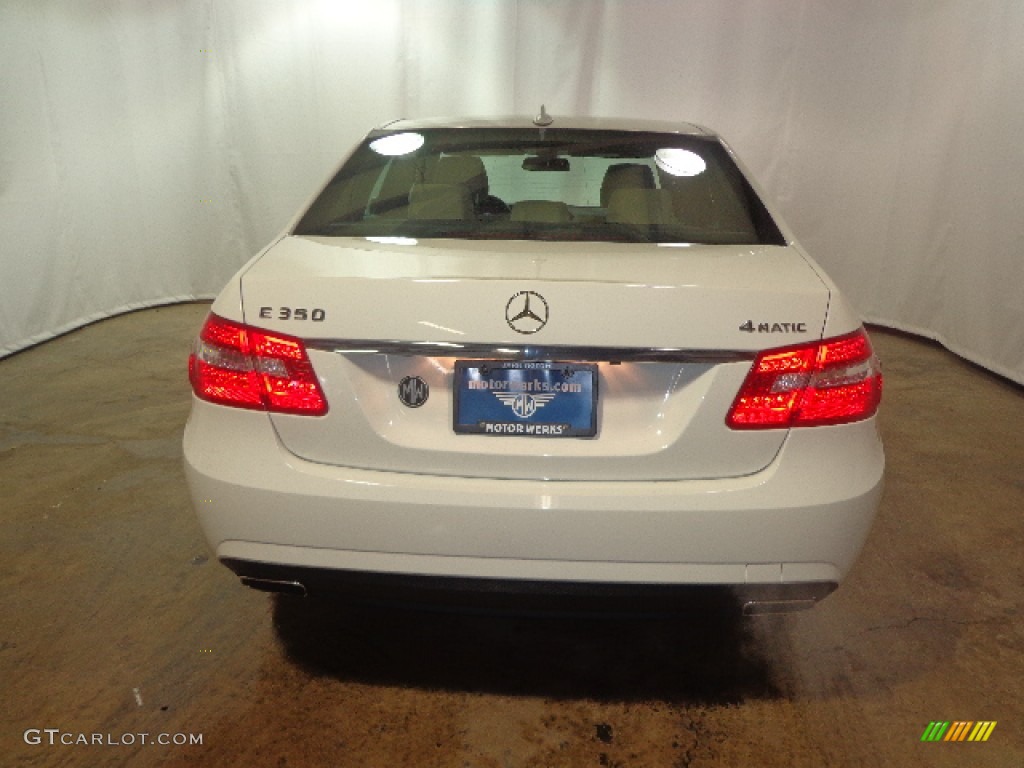 2010 E 350 4Matic Sedan - Arctic White / Almond Beige photo #15