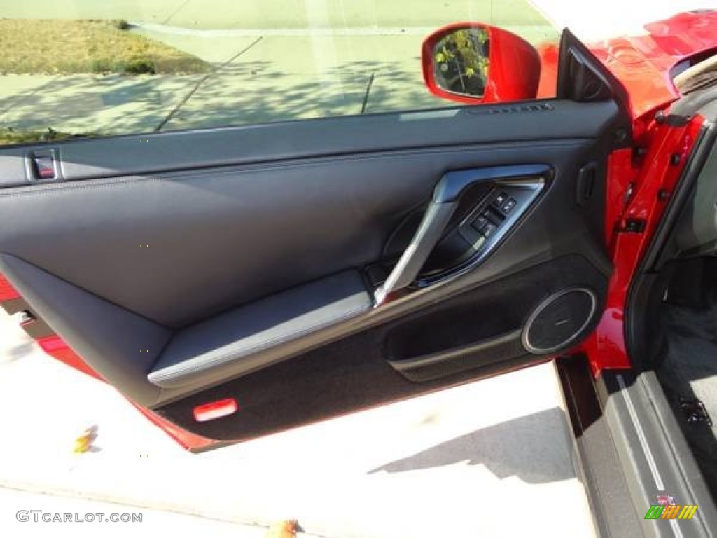 2013 Nissan GT-R Premium Black Door Panel Photo #90277538