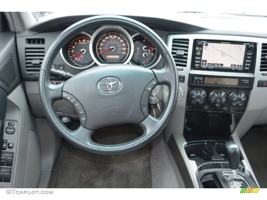 2008 Toyota 4Runner Limited 4x4 Stone Gray Dashboard Photo #90278602