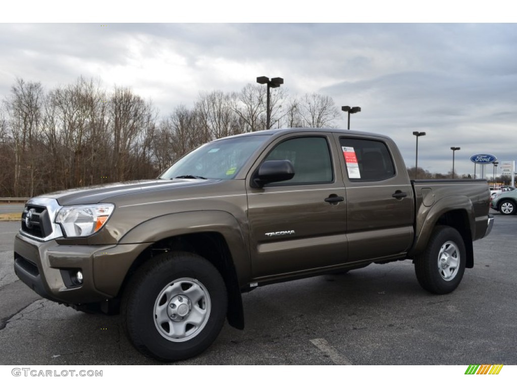 2014 Tacoma V6 Double Cab 4x4 - Pyrite Mica / Graphite photo #3