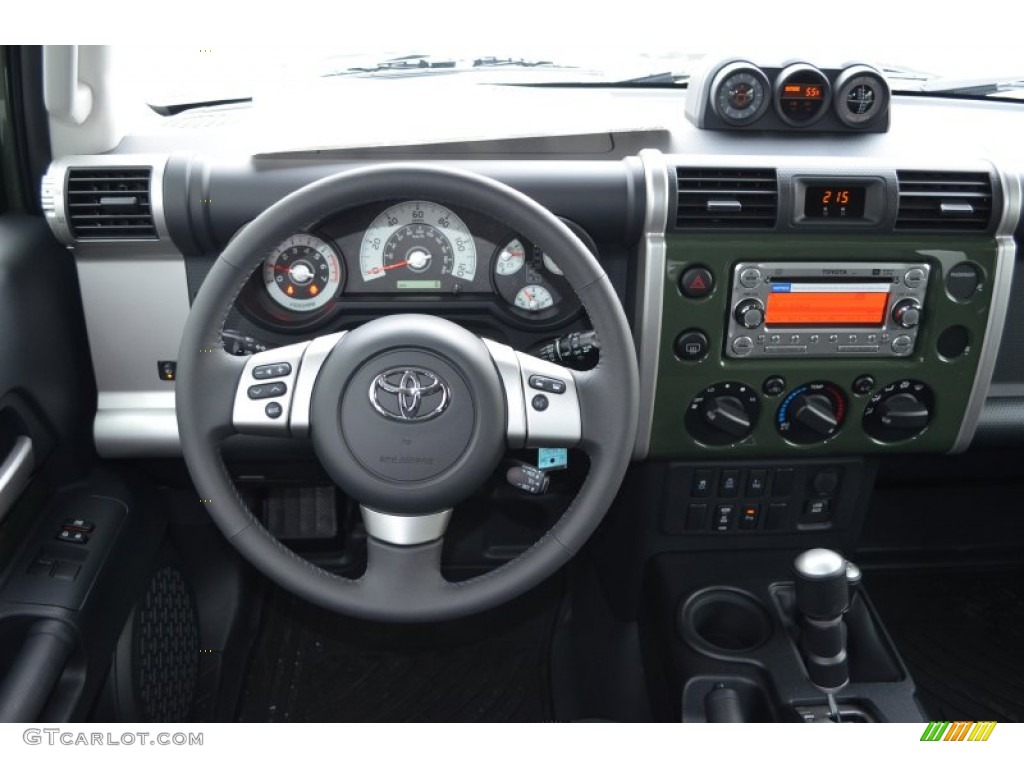2014 Toyota FJ Cruiser 4WD Dark Charcoal Dashboard Photo #90281222
