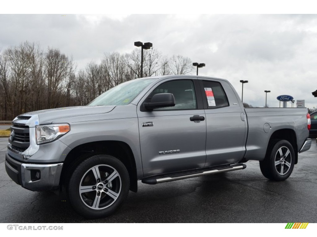 2014 Tundra SR5 Double Cab 4x4 - Silver Sky Metallic / Graphite photo #3