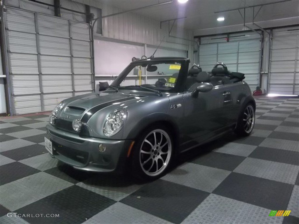 2006 Cooper S Convertible - Royal Grey Metallic / Panther Black photo #3