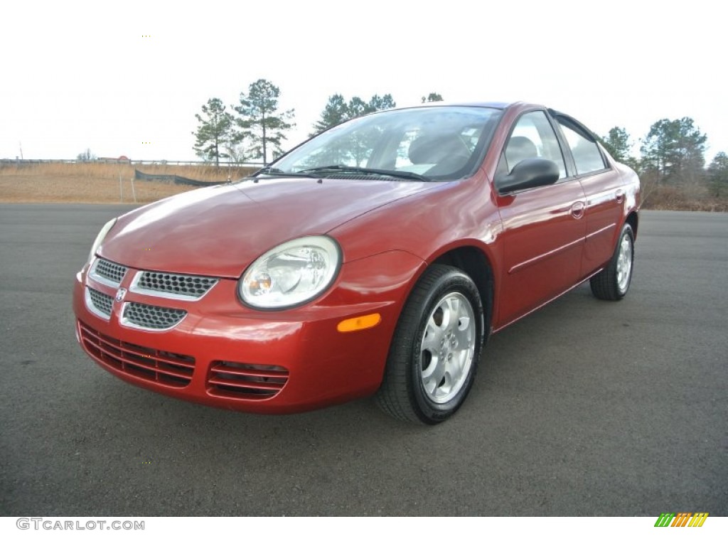 Blaze Red Crystal Pearlcoat 2005 Dodge Neon SXT Exterior Photo #90283414