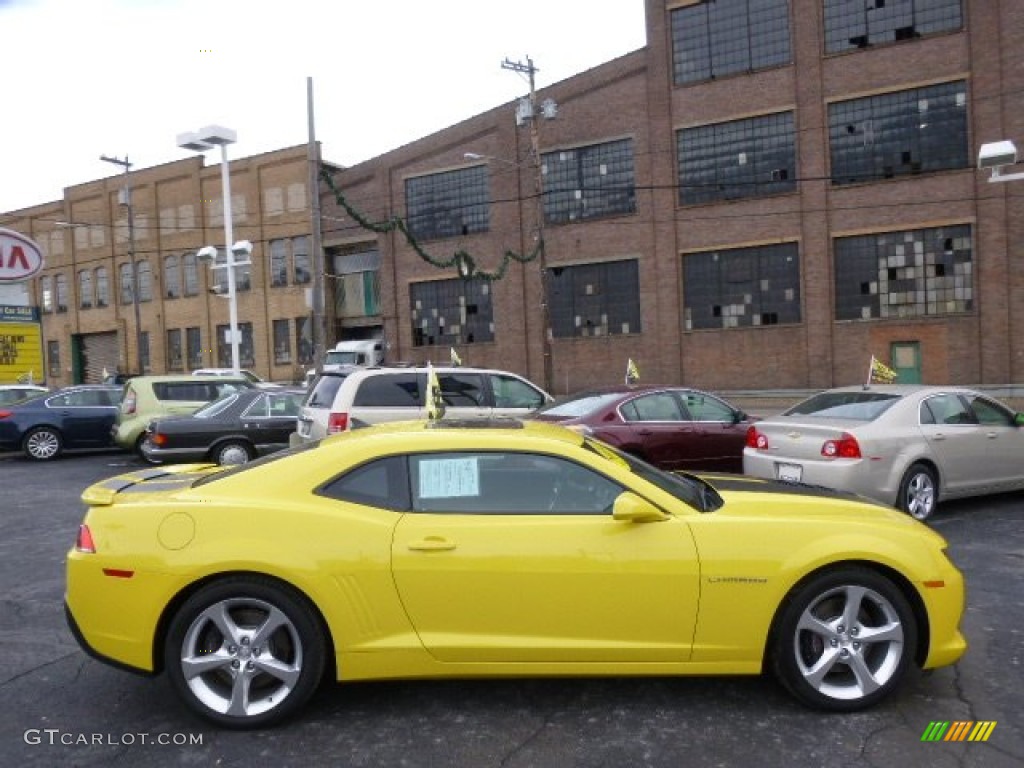 2014 Camaro SS Coupe - Bright Yellow / Black photo #1