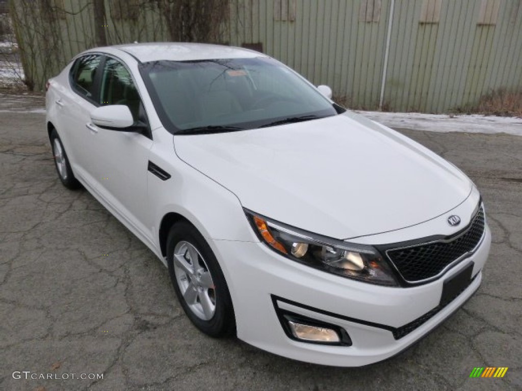 Snow White Pearl 2014 Kia Optima LX Exterior Photo #90284407