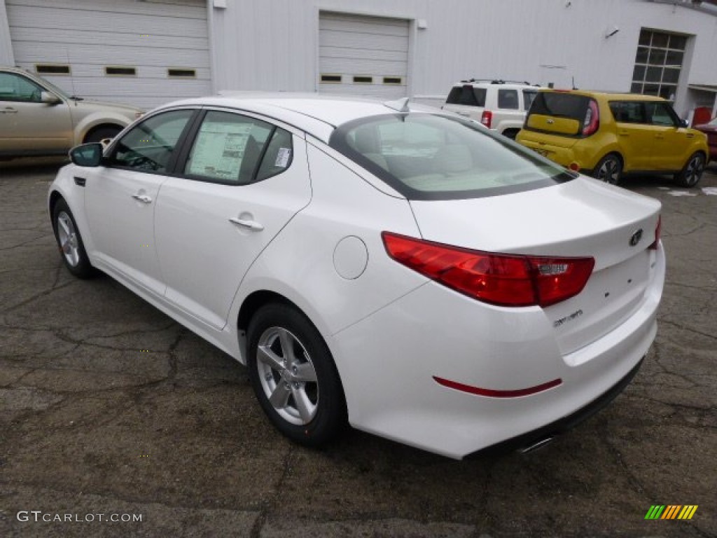 Snow White Pearl 2014 Kia Optima LX Exterior Photo #90284493