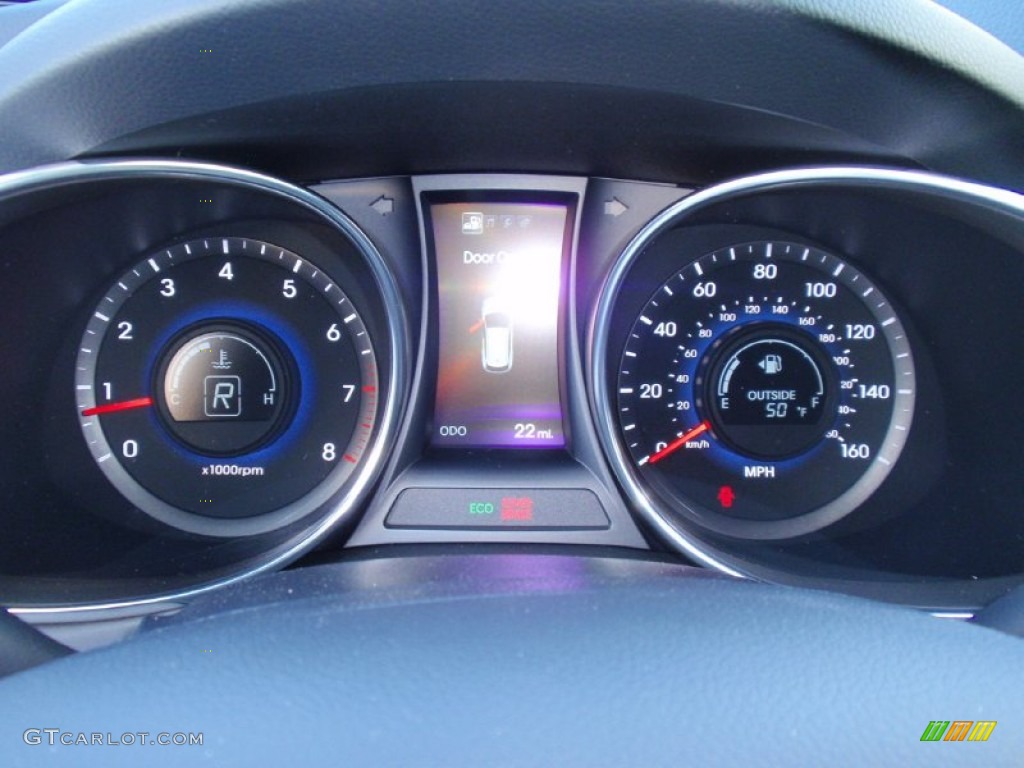 2014 Hyundai Santa Fe GLS Gauges Photo #90284653