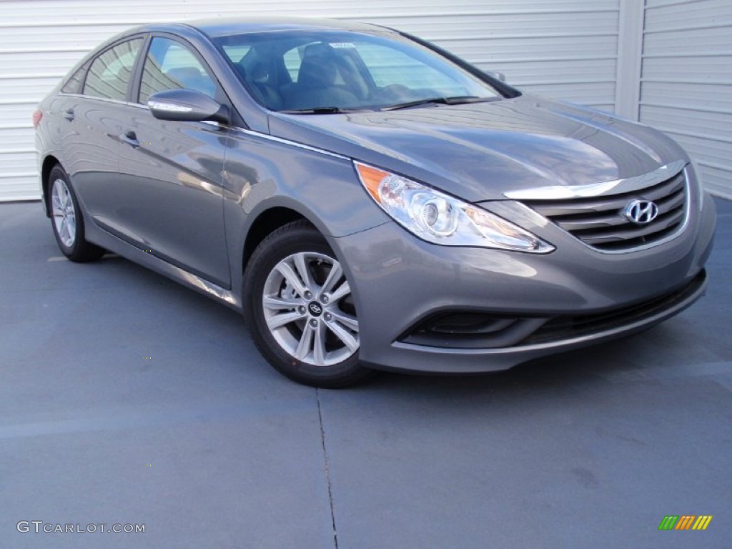 2014 Sonata GLS - Harbor Gray Metallic / Gray photo #2