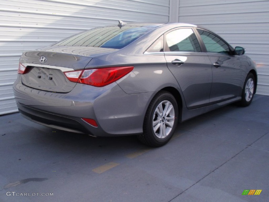 2014 Sonata GLS - Harbor Gray Metallic / Gray photo #4