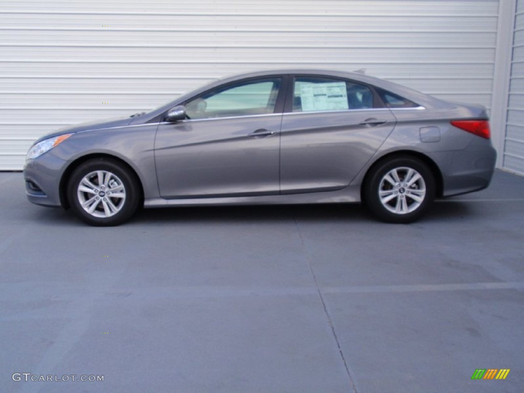 2014 Sonata GLS - Harbor Gray Metallic / Gray photo #6