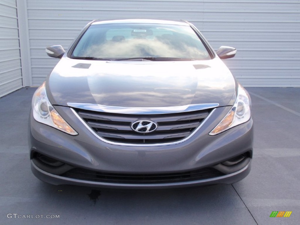 2014 Sonata GLS - Harbor Gray Metallic / Gray photo #8