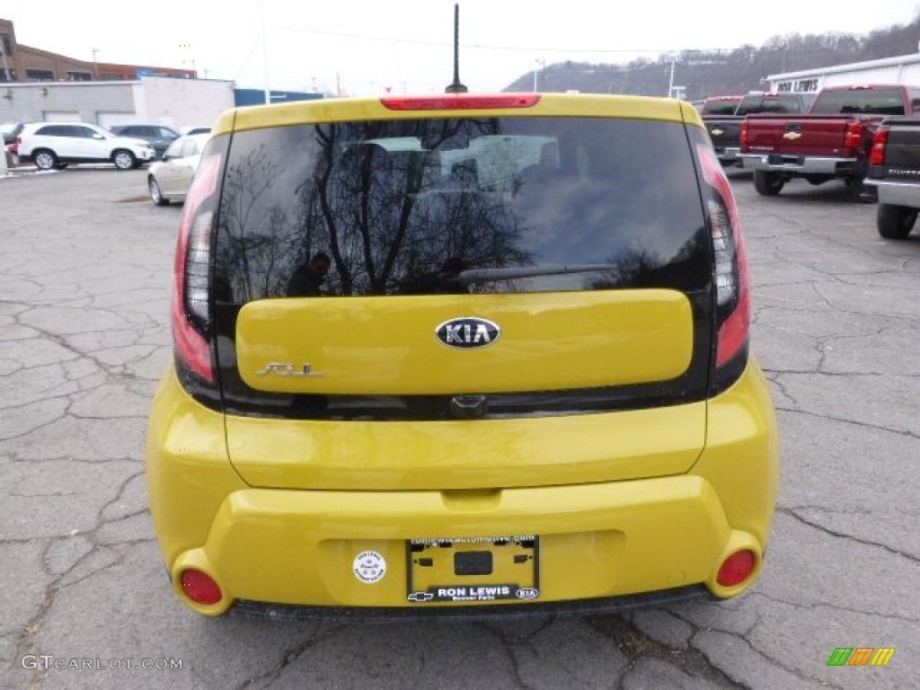 2014 Soul ! - Solar Yellow / Black Honeycomb Woven Cloth photo #7