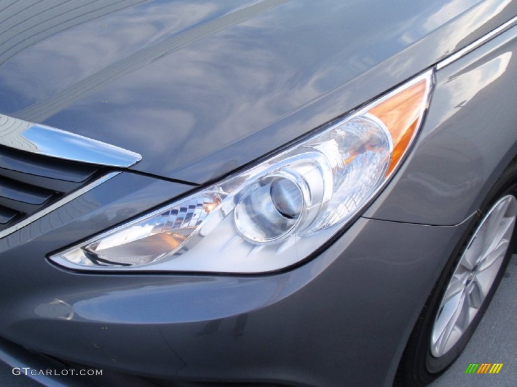 2014 Sonata GLS - Harbor Gray Metallic / Gray photo #9